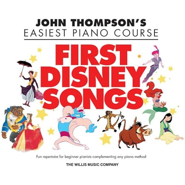 Thompson John Easiest Piano Course First Disney Songs Easy Pf Bk John Thompson S Easiest Piano Course Amazon Co Uk Various Books