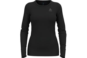Odlo Thermounterwäsche Damen Merino 200 I Merino Unterwäsche Damen I Langarm Thermoshirt