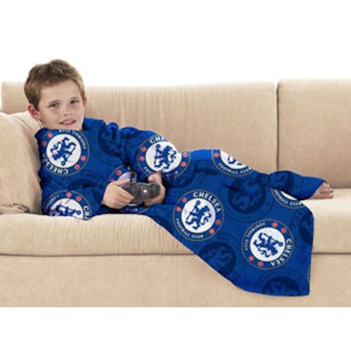 Chelsea FC Football Club Crest Snuggle Fleece Throw