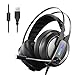 Produktbild Mpow Virtual 7.1 Surround-Sound Gaming Headset Over Ear Headset mit LED-Leucht 50mm Treiber PS4, PC Gaming Kopfhörer mit Mikrofon und Lautstärkeregler