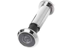 ROYJJ Judas de sécurité caché pour porte d'entrée avec lentille en verre optique avec vue dégagée