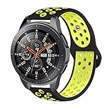 【ANCHO DE ANCHO INTELIGENTE】 Anchura de la oreja de 22 mm para - Samsung Gear S3 Frontier / Classic; Samsung Galaxy Watch 46mm SM-R800; HUAWEI Watch GT; Honor watch Magic; Moto 360 2 (2da generación, 46 mm 2015); Pebble Time / Pebble Time Steel / Classic; Huawei Watch 2 Classic; LG G Watch W100 / Urbane W150 / R W110; Samsung Gear 2 R380, Neo R381, Live R382; Asus ZenWatch 2 1.63 "WI501Q; Fósil Q Fundador / Q Grant / Híbrido / Mariscal / Wander.