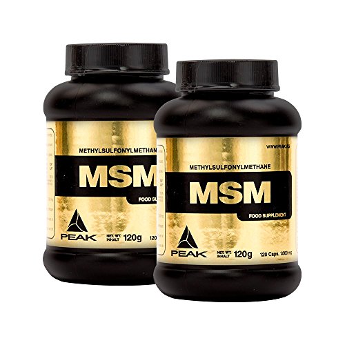 Preisvergleich Produktbild Peak / MSM / Dose 120 Kapseln / 2 STÜCK Doppelpack