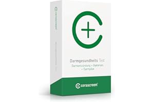 ‎CERASCREEN Darmgesundheits Test von CERASCREEN – Gesundheitscheck Darmflora Plus | Stuhltest zur umfangreichen Untersuchung von 18 Darmbakterien und Pilzen (u.a. Candida), Leaky Gut und dem pH-Wert des Stuhls