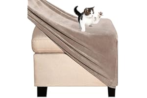 FAIRUO Cuadradas Funda Otomana Redondo Rectángulo Fundas de Reposapiés Sofá Protector de Puff Funda Protectora para Taburete Otomanas Muebles de Reposapiés con Parte Inferior Elástica (Color : @19, Size :