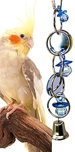 Bonka Bird Toys 1741 Round Mirror Bird Toy Parrot Cage Craft Toys Cages African Grey Conure Cockatiel