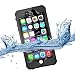 Produktbild Forepin® 10 Farben Wasserdicht hülle hart Hard Case für iPhone 6 Plus 6S Plus 5.5" Original Redpepper Tauchen Unterwasser -Schutzhülle Shell Hybrid Armor Back Cover stoßfest Schwerlast Outdoor Case Tasche - schwarz 5.5"