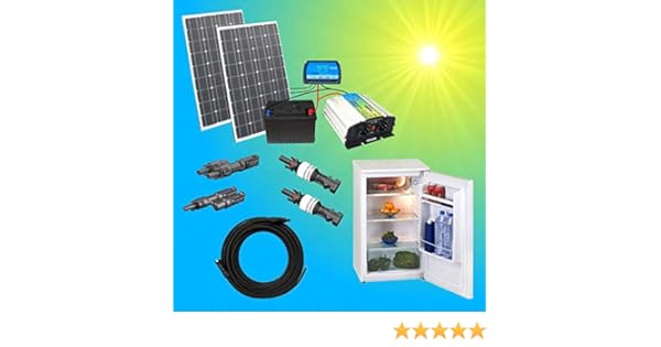 200w Solaranlage Kuhlschrank Komplettpaket 220v Tuv Amazon De Elektronik