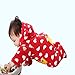 Arrowhunt Baby Lovely Heart Outfits Warm Fleece Velvet Rompers Red 9-12M