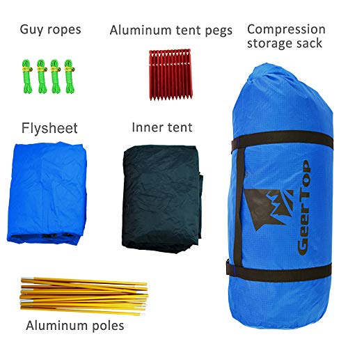 GEERTOP, 3 Personen 3 Jahreszeiten Kuppelzelt - 6