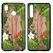 Produktbild Handyhülle Tropical Holz für Huawei Silikon Holzhülle Natur Monstera Maserung Tropen Wood Hülle, Kompatibel mit Handy:Huawei P9, Hüllendesign:Design 6 | Silikon Schwarz