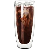 &Ccedil;ift Cidarlı Uzun Meşrubat, Kokteyl, Latte, Su Bardağı, 320 ML, Cam Bardak, 1 Adet - 12324