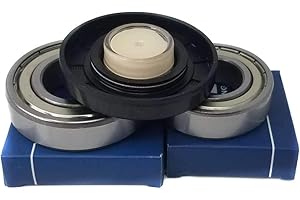 vm-doka Lagersatz Kugellager 6205 6206 Wellendichtung 35x65,55x10/12 kompatibel mit Waschmaschinen Samsung DC6200008A