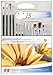 Produktbild Künstlerpinsel-Set Eva 15 tlg von The Wall Art – Pinsel Aquarell malen – Pinselset Schule Kunst Unterricht Malset Art Brush