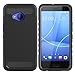 Produktbild Big-Mountain Silikon Case Cover Für HTC U11 Life | Fall Abdeckung Carbon Fiber Robuste Ultra-dünne Kohlefaser Telefonkasten Rutschfeste | Stoßfest Faser Kohlenstoff Anti-Kratzer Hülle (Schwarz)