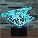 Produktbild YS753 Creative Led Table Lamp 3D Fitness Equipment Light Fixture Decor Vision USB 7 Colors Changing Baby Sleep Nightlight Gift