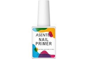 Nail Primer ASENTER Semi Permanent Nail Prep Bond Ongle NON acide pour Gel Builder de couleur, Semi-permanent, Acrygel, Acrylique, Vernis à ongles