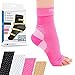 Price comparison product image Proworks Plantar Fasciitis Compression Socks (Pair), Night Splint Alternative & Open-Toe Foot Sleeve for Targeted All-Day Heel, Sole & Ankle Pain Relief, Recovery & Protection - Small - Pink