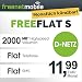 Produktbild freenetmobile freeFLAT S im D-Netz, 1 Monat Laufzeit (monatlich kündbar), 2GB Internet-Flat mit max. 21 MBit/s, Telefonie- und SMS-Flat in alle deutschen Netze, monatlich nur 11,99 EUR, 25 EUR Bonus bei Rufnummernmitnahme, Triple-Sim-Karten