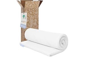 ‎SNOOZE PROJECT Snooze Project - 150 x 220 x 6 cm Matratzen Topper - Visco-Foam Weich - 6cm Höhe - Memory-Schaum RG 50 Schaumstoff - Allergiker-geeignet - Bezug waschbar - 150x220 Matratzentopper