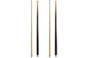Eyuepu Pool Cue Stick Billairds cue Stick Pool Stick 58" Set of 2 Billiard Pool Cue Stick 18 Oz Pool Sticks