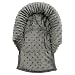 UNIVERSAL Infant \ Baby \ Toddler car seat , stroller head support pillow - Soft MINK (grey)