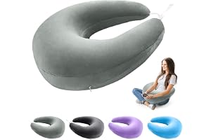 CEWROM Ergonomisk Crealis-kudde, knäkudde, läskudde, bärbar virkkudde, stödkudde, lätt ergonomisk spelarmkudde för läsning, spelande, arbete och virkning