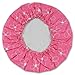 JODA Pink With White Flower Shower Cap