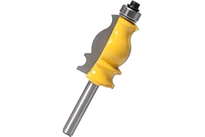 Gasea 8mm Fraise à Rainurer Pour Bois Architecturale Router Fishtail Fraises Tenon à Rainurer Fraise pour Menuiserie en Bois