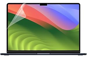 Arisase Paquete de 2 protectores de pantalla mate antirreflejos para MacBook Air 2024 de 13.6 pulgadas (A3113, chip M3), antirreflejos y resistente a los arañazos, protector de dureza 5H para MacBook