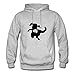 Super Girl Vector Jameskings Hoody Informal Women Diatinguish Grey