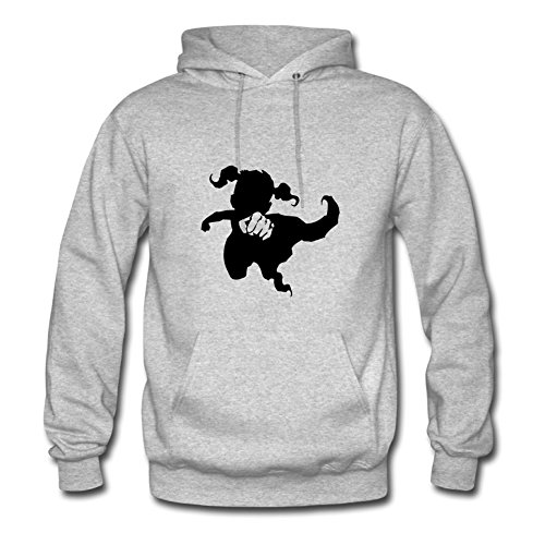Super Girl Vector Jameskings Hoody Informal Women Diatinguish Grey