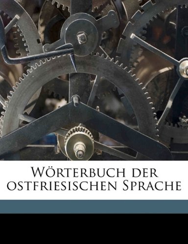 W Rterbuch Der Ostfriesischen Sprache