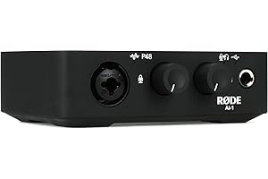 RØDE AI-1 Interface audio USB mono de qualité studio avec Neutrik™ Combi-jack pour production musicale, streaming et podcasting