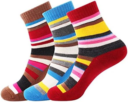 3 Pairs Women Girls Sports Running Walking Hiking Socks- No Blister, Breathable, Warm, Moisture Wicking,Full Terry Cushion Inside -for Outdoor Sports Running Walking Climbing Golf Cycling Camping Gym-Women/Girls Size 4-7 UK/35-39 EU