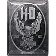 Plaque Décorative Vintage Harley-Davidson - Métal Aigle, 30x40 Cm, Décoration Murale Rétro, Idée Cadeau Moto - 10