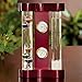 Price comparison product image Bits and Pieces Indoor Galileo Weather Station Includes Galileo Thermometer, Storm Glass, Clock and Hygrometer - Decorative and Sophisticated Gift or Home Accent
