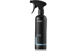 AUTOBEAD Leather Cleaner 500ml – pH Neutral Car Interior Cleaner & Conditioner – Nourishes, Protects & Restores Leather Seats & Upholstery – Professional Grade