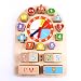 Sorting Clock - iPlay, iLearn Wooden Shape Sorting Clock Educational Toy for Preschool & Toddlers.