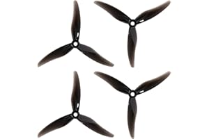 Gemfan Hurricane 51477 elica a 3 pale CW CCW Paddle per 2206-2407 motore DIY RC Racing Drone (nero)
