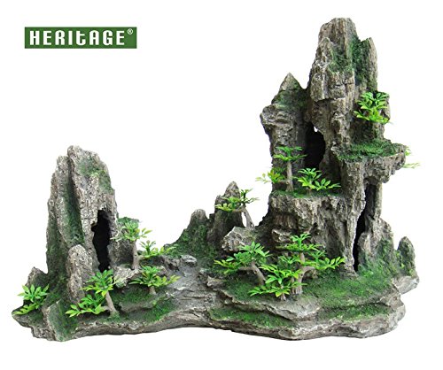 Heritage Hb022 Aquarium Fish Tank Imitation Stepped Rock Formation