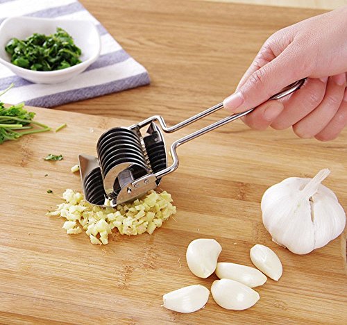 AsentechUK® manuelle Nudelpresse aus Edelstahl, Nudelmaschine, Pasta-Schneider, Form zum Drücken, Küchengerät - 7