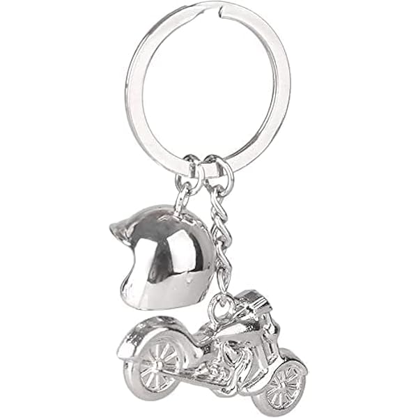 TRIXES Motorcycle Keyring - Metal Motorcycle Keyring - Gift For - Foto 3