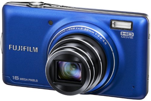 Fujifilm FinePix T400 Digitalkamera (16 Megapixel, 10-fach opt. Zoom, 7,6 cm (3 Zoll) Display, bildstabilisiert) blau Fujifilm FinePix T400 Digitalkamera (16 Megapixel, 10-fach opt. Zoom, 7,6 cm (3 Zoll) Display, bildstabilisiert) blau