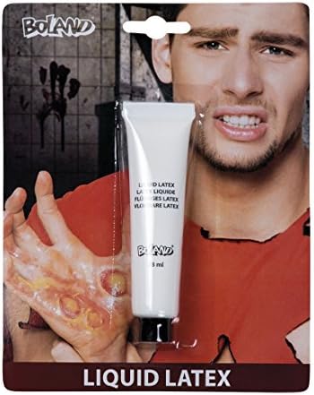Zauberclown magic Clown Costume Accessory 28ml Liquid Latex Make-up – White