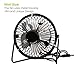 Produktbild Wokee Mini Desktop USB Ventilator Personal Fan Mini USB Powered Desktop Lüfter Computer Laptop Leise Niedriger Stromverbrauch Einstellbare Geschwindigkeiten für Indoor und Outdoor