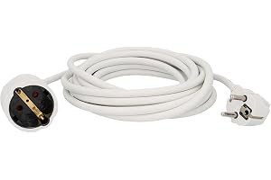 UNITEC Schuko-förlängning H05VV-F 3G 1, 5 mm², 5 m