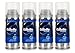 4X GILLETTE SERIES SENSITIVE MENS SHAVING GEL ALOE VERA 75ML TRAVEL SIZE
