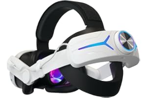 IXYHKB Elite Strap für Meta Quest 3, 8000mAh Akku Headstrap Ersatz für Meta Quest 3, Einstellbar Head Strap, Ersatz für Quest 3 Elite Strap VR Zubehör, Kopfdruck Verringert Verbessert, Weiß