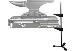 TREADALT-TEC GPU Graphics Card Support Bracket - Vertical Holster for PC Gaming, Graphics Holder Brace With Magnetized Base for 1080ti, 2070, GT 1030 and Other Video Cards